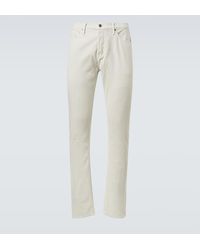 Tom Ford - Schmale Hose Aus Baumwoll-Cord - Lyst