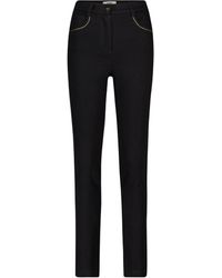 Fendi High-Rise Skinny Jeans - Schwarz