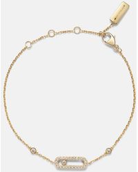 Messika - Move Uno 18Kt Bracelet With Diamonds - Lyst