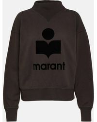 Isabel Marant - Moby Logo Cotton-blend Sweatshirt - Lyst