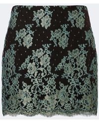Valentino - Lace Miniskirt - Lyst