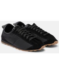 Jacquemus - Tennis Suede-Trimmed Sneakers - Lyst