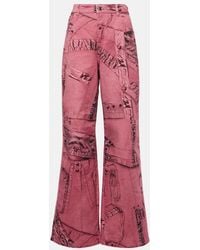 Blumarine - Wide-Leg Jeans - Lyst