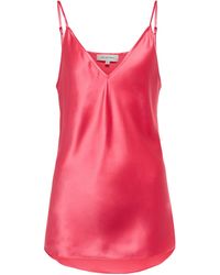 Combinación de Raso y Encaje de Tezenis de color Rosa Mujer Ropa de Lencería de Tops lenceros 