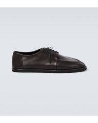 AURALEE - Leather Derby Shoes - Lyst