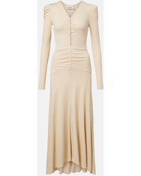 Isabel Marant - Nejma Gathered Midi Dress - Lyst