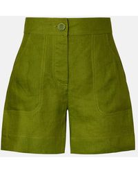 Eres - Correct High-Rise Linen Shorts - Lyst