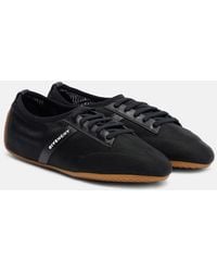 Givenchy - Slim Leather-Trimmed Sneakers - Lyst