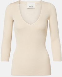 Isabel Marant - Felicia Knitted Cotton-Blend Top - Lyst