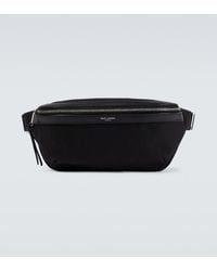 Saint Laurent - Rinonera De Piel - Lyst