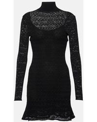 Tom Ford - Open-Knit Minidress - Lyst