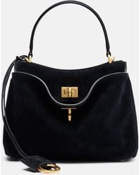Balenciaga - Rodeo Mini Suede Top-Handle Bag - Lyst
