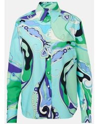 PUCCI - Hemd Orchidee Aus Baumwolle - Lyst