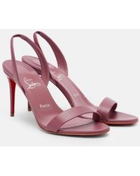 Christian Louboutin - O Marilyn 85 Leather Sandals - Lyst