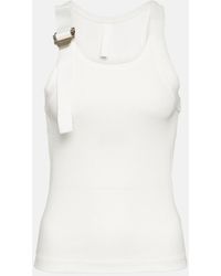 Dion Lee - Safety Slider Cotton-Blend Tank Top - Lyst