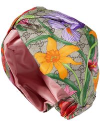 Gucci + Net Sustain Twisted Printed Organic Silk-twill Headband - Multicolor