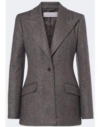 Gabriela Hearst - Leiva Herringbone Cashmere And Wool Blazer - Lyst