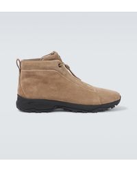 ZEGNA - Zapatillas Altas Triple Stitch De Ante - Lyst