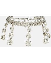 Rabanne - Crystal-Embellished Bracelet - Lyst