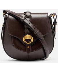 トートバッグ ISABEL MARANT Biscuit Leather Small Lizza Crossbody Bag ISABEL MARANT Small Lizza Cross Body Bag | Neutrals | FARFETCH