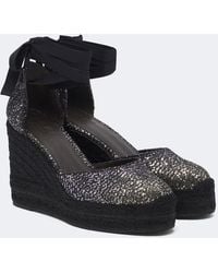 Missoni - Eva Sequined Espadrille Wedges - Lyst