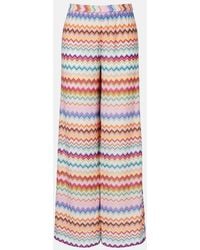Missoni - Zigzag Lame Palazzo Pants - Lyst