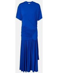 Ferragamo - Dress With Draping - Lyst