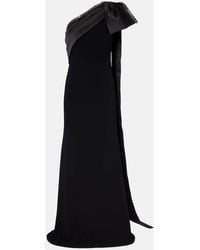 Roland Mouret - Crystal-Embellished Crepe Satin Gown - Lyst