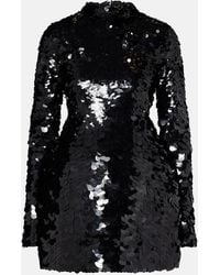 Sportmax - Terfrite Sequined Jersey Minidress - Lyst