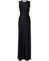 Marine Serre - Draped Jersey Maxi Dress - Lyst