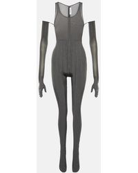 Alex Perry - Verzierter Bodysuit Aus Jersey - Lyst