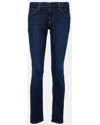 AG Jeans - Mid-Rise Skinny Jeans Prima - Lyst