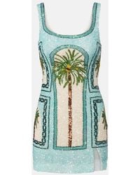 La Fuori - Palm Jumeirah Embellished Minidress - Lyst