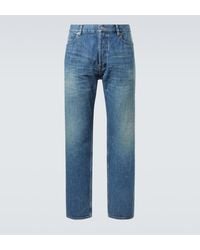 Saint Laurent - Mick Mid-Rise Straight Jeans - Lyst