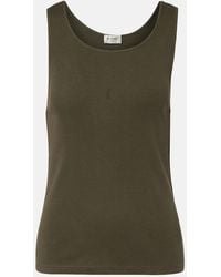 Saint Laurent - Cassandre Tank Top - Lyst
