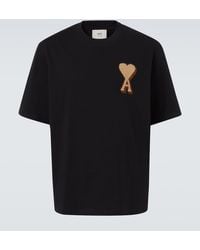 Ami Paris - Ami De Coeur Cotton Jersey T-Shirt - Lyst
