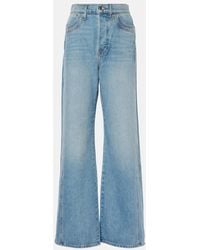 Veronica Beard - Taylor High-Rise Wide-Leg Jeans - Lyst