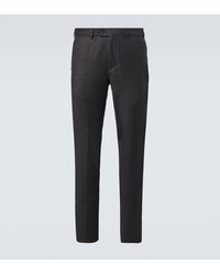 Loro Piana - Carlo Wool And Cashmere Straight Pants - Lyst