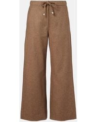 Max Mara - Livio Wool And Cashmere Wide-Leg Pants - Lyst