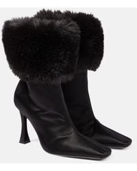 Magda Butrym - Satin Ankle Boots - Lyst