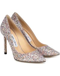 Jimmy Choo Glitter Shoes for Women - to off at Lyst.com