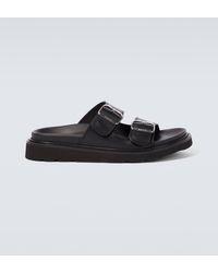 KENZO - Matto Leather Sandals - Lyst
