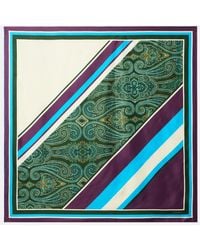 ALÉMAIS - Joni Printed Silk Twill Scarf - Lyst