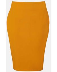 Saint Laurent - High-Rise Pencil Skirt - Lyst