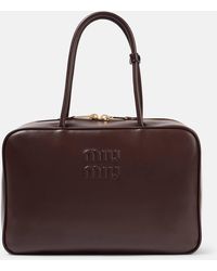 Miu Miu - Sac Beau Large En Cuir - Lyst