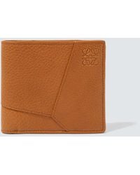 Loewe - Puzzle Leather Wallet - Lyst