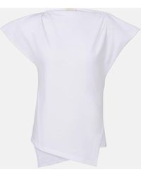 Isabel Marant - Sebani Asymmetric Cotton T-Shirt - Lyst