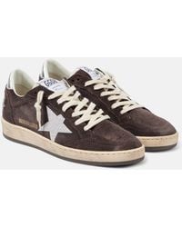 Golden Goose - Sneakers Ball Star Aus Veloursleder - Lyst