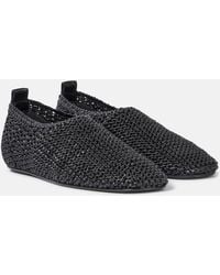 TOTEME - Woven Leather Ballerina - Lyst