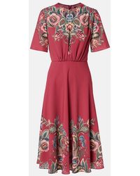 Etro - Paisley Crepe Jersey Maxi Dress - Lyst